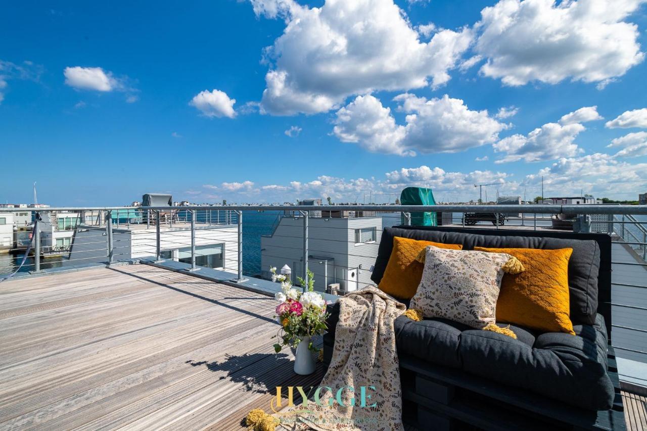 Hotel Schwimmendes Haus Hygge Olpenitz Exterior foto