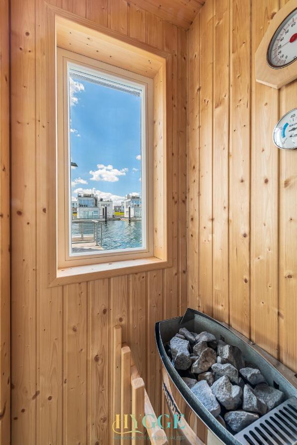 Hotel Schwimmendes Haus Hygge Olpenitz Exterior foto